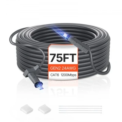 Image de VEVOR Câble Starlink Standard Gen 2 Satellite V2 Rallonge 22,86 m 24 AWG
