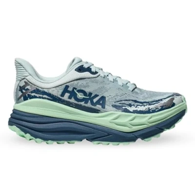 Afbeelding van HOKA Stinson 7 Trail hardloopschoenen, Dames, Maat: 37 1/3, Droplet/thunder cloud Textiel/ synthetisch