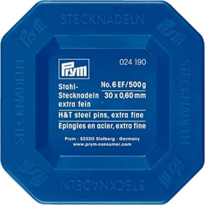 Afbeelding van Prym 024190 veiligheidsspelden 0,60 x 30 mm zilver 500 g kunststof doos staal 0,6