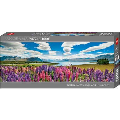 Afbeelding van Lake Tepako 1000 stukjes Panorama Puzzle