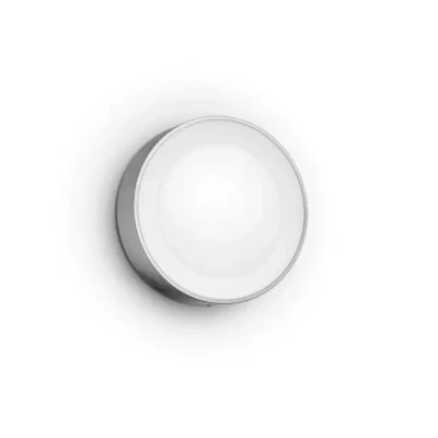 Afbeelding van Hue Daylo muurlamp wit en gekleurd licht roestvrij staal Philips