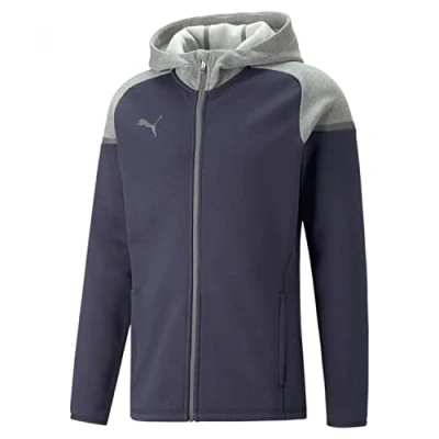 Afbeelding van Puma, Mannen, Hardloopjack, teamCUP Casuals Hooded Jkt (S), Blauw, S