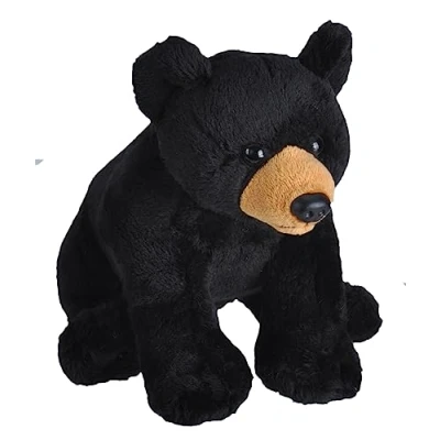 Afbeelding van Wild Republic Knuffel Beer Junior 14 Cm Pluche Zwart