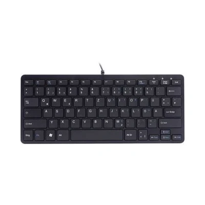 Image de R GO Tools Compact (RGOECQZB) filaire Clavier allemand, QWERTZ, Windows noir