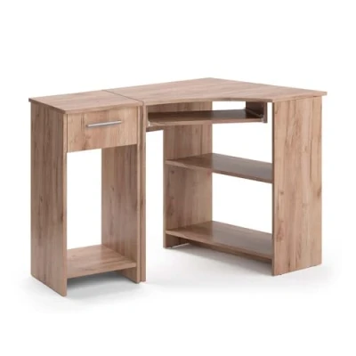 Afbeelding van Vicco Hoekbureau Odin, Sonoma, 83 x 76 cm Set met PC kast