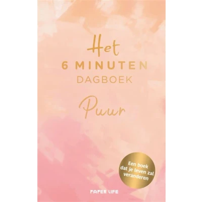 Image de Het 6 minuten dagboek PUUR peach