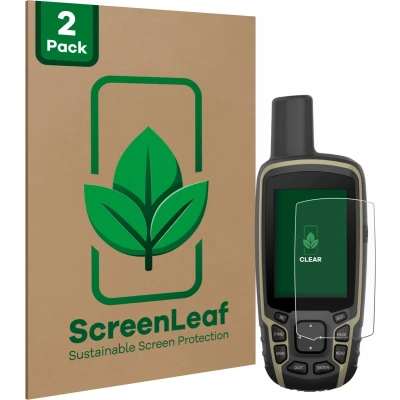 Afbeelding van ScreenLeaf Screenprotector voor Garmin GPSMAP 65s Duurzame schermbescherming Folie Beschermfolie transparant (2 Stuks)