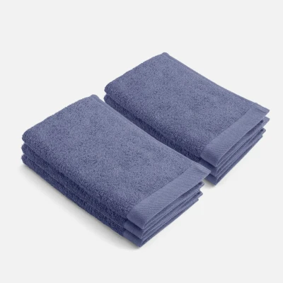 Afbeelding van 6 x Walra gastendoekje Remade Cotton 30x50 Blauw