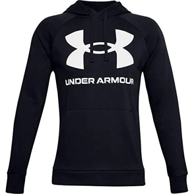 Afbeelding van Under Armour Rival BIG HD Hoodie, Heren, Maat: Small, Black
