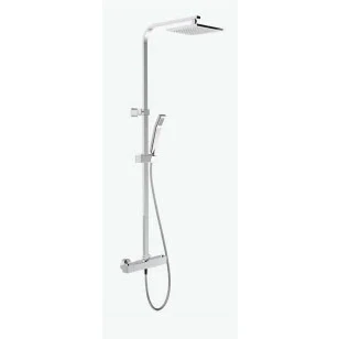 Afbeelding van Huber Dado Douchekolom met thermostaatkraan Chroom DDC8601021