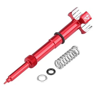 Afbeelding van Mengschroef instelling, lucht brandstofmengsel schroef instelgereedschap carburateur geschikt mengen gereedschap (rood)