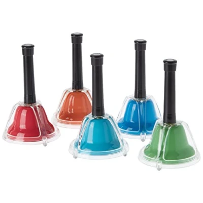 Image de Percussion workshop cb5 lot de 5 clochettes colorées