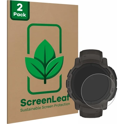 Afbeelding van ScreenLeaf Screenprotector voor Garmin Instinct 2 / Solar Duurzame schermbescherming Folie Beschermfolie transparant (2 Stuks)
