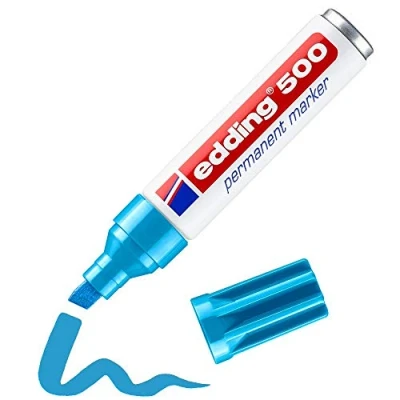 Afbeelding van Edding 500 Permanent Marker Lichtblauw