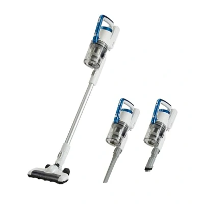 Afbeelding van Amazon Basics 2 in 1 accustofzuiger met BLDC 350 W motor, 0,7 l, wit en blauw