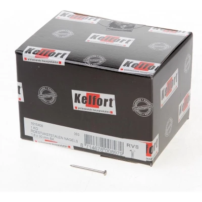 Afbeelding van Kelfort draadnagel bombe kop RVS 1.8 x 30mm 1kg