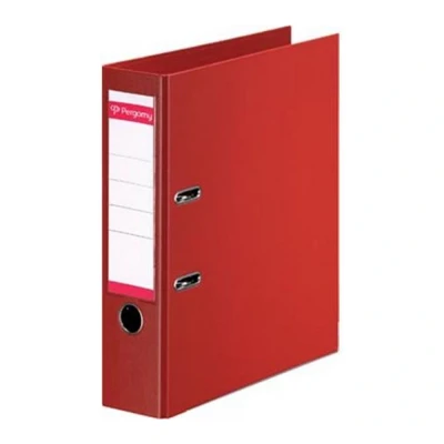 Afbeelding van Pergamy Ordner A4 8cm Rood 1x