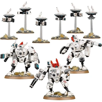 Afbeelding van Tau: Xv8 Crisis Battlesuit Team