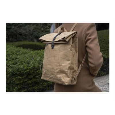Image de Exacompta Eterneco Sac à dos papier motifs géométriques bruns