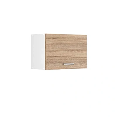 Afbeelding van Vicco Hangkast R Line, Sonoma/Wit, 60 cm Plat