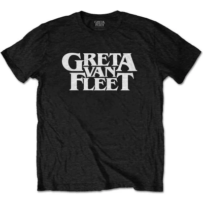 Afbeelding van Greta Van Fleet Logo Heren T shirt XL Zwart