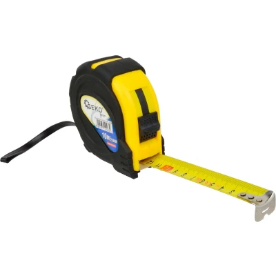 Afbeelding van Rolmaat 10mtr x 25mm Rolbandmaat Rubber GEKO