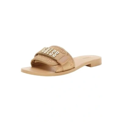 Afbeelding van Guess Elyze3 dames slippers slip on comfortabel bruin 35 EU