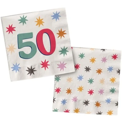 Afbeelding van Folat Servetten Starburst 50 (20 stuks) 33 x cm