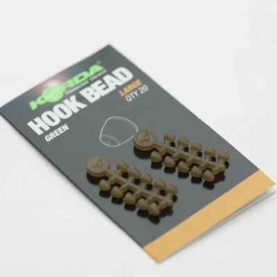 Afbeelding van Korda Hook Beads Green (20 pcs) Maat : Medium