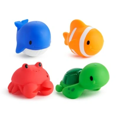 Afbeelding van Munchkin Badspeeltjes Ocean Sea Squirts 4 Stuks