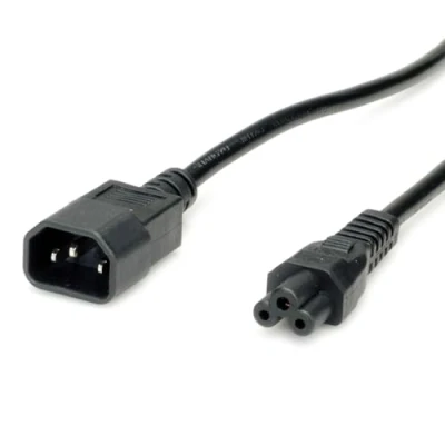 Afbeelding van VALUE Stroomkabel IEC320/C14 male C5 female, zwart, 1,8 m