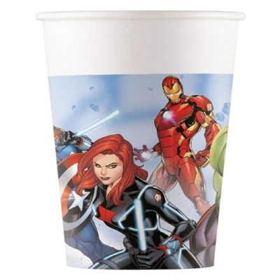 Afbeelding van Avengers Infintiy Stones bekers papier 8 stuks