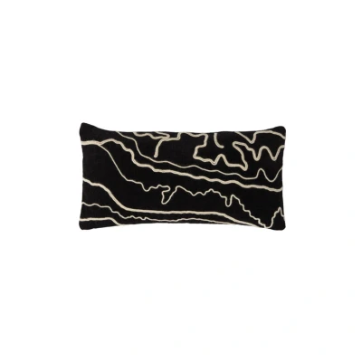 Afbeelding van Light &amp; Living Kussen CASTRO 60x30cm Zwart