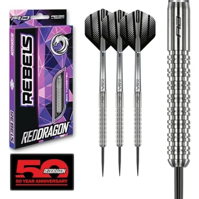 Afbeelding van RED DRAGON Rebel: Steeltip Tungsten Dartpijlen Professioneel 26 gram