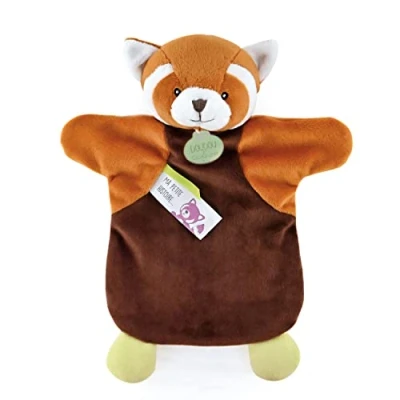 Afbeelding van Doudou et Compagnie knuffeldier marionet rode panda DC4003