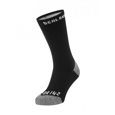 Afbeelding van Sealskinz Socks Briston maat 39/42 Zwart grijs