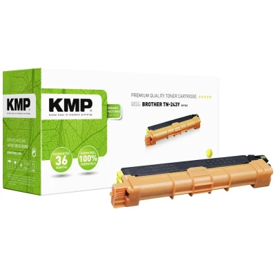 Afbeelding van KMP Toner vervangt Brother TN243Y Compatibel Geel 1000 bladzijden B T112 1268,0009