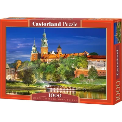 Afbeelding van Wawel Castle by night, Poland Legpuzzel 1000 Stukjes