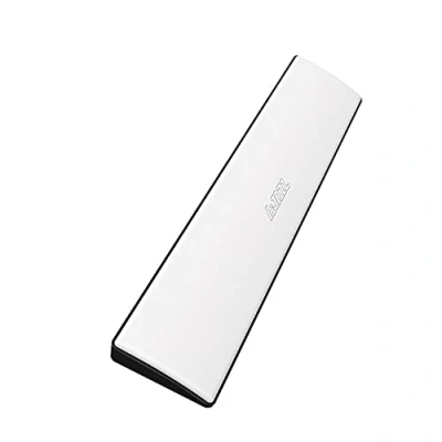 Afbeelding van Ergonomische polssteun voor toetsenbord met 87 toetsen, antislip rubberen voetjes traagschuim, laptop, comfortabel typen, werk, videogames, 35,8 x 7,1 2 cm (wit)
