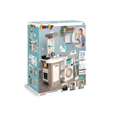 Afbeelding van Smoby Tefal Keuken met Huishoudstation 36dlg.