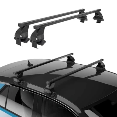 Afbeelding van Menabo dwarsstangen, compatibel met Peugeot 208 II 2019 2024, zwart