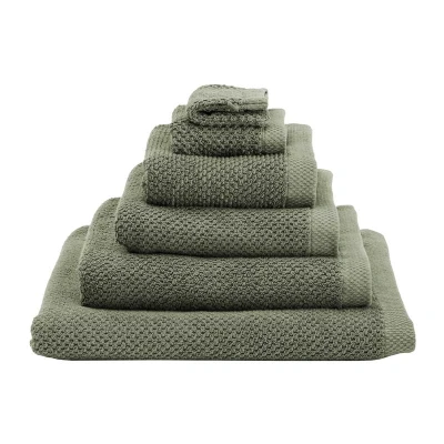 Afbeelding van Heckett &amp; Lane Badhanddoek Bath Grant Army Green 70 x 140 cm