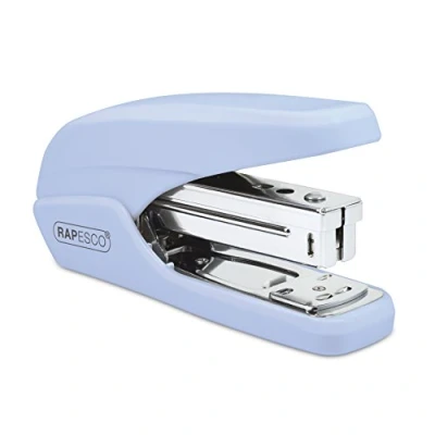 Afbeelding van Rapesco 1340 X5 25ps nietmachine minimale inspanning, capaciteit van 25 vellen, poederblauw