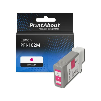 Afbeelding van Huismerk Canon PFI 102M Inktcartridge Magenta