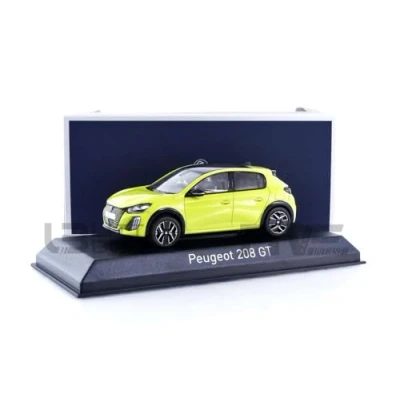 Afbeelding van Peugeot 208 GT 2024 Agueda Geel Model 1/43 Norev
