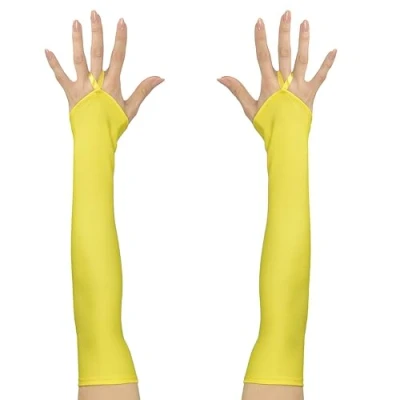 Afbeelding van Widmann 00596 Neon 3D satijnen wanten en ander speelgoed, geel
