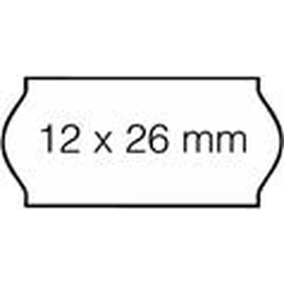 Afbeelding van Prijsetiket 12x26mm Sato Samark permanent wit