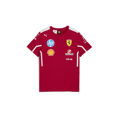 Afbeelding van Puma Tshirt print voor kinderen, Maat: 116, Dark cherry