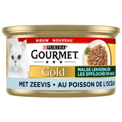 Afbeelding van Gourmet Gold Malse Lekkernijen Kattenvoer Zeevis 85 g