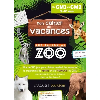 Image de Cahier de vacances UNE SAISON AU ZOO CM1 CM2